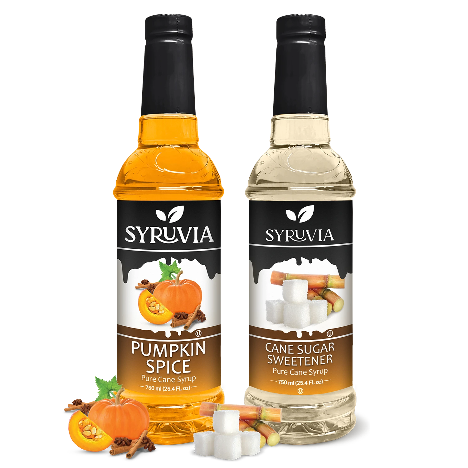 Pumpkin Spice Syrup Cane Sugar Sweetener Syrup