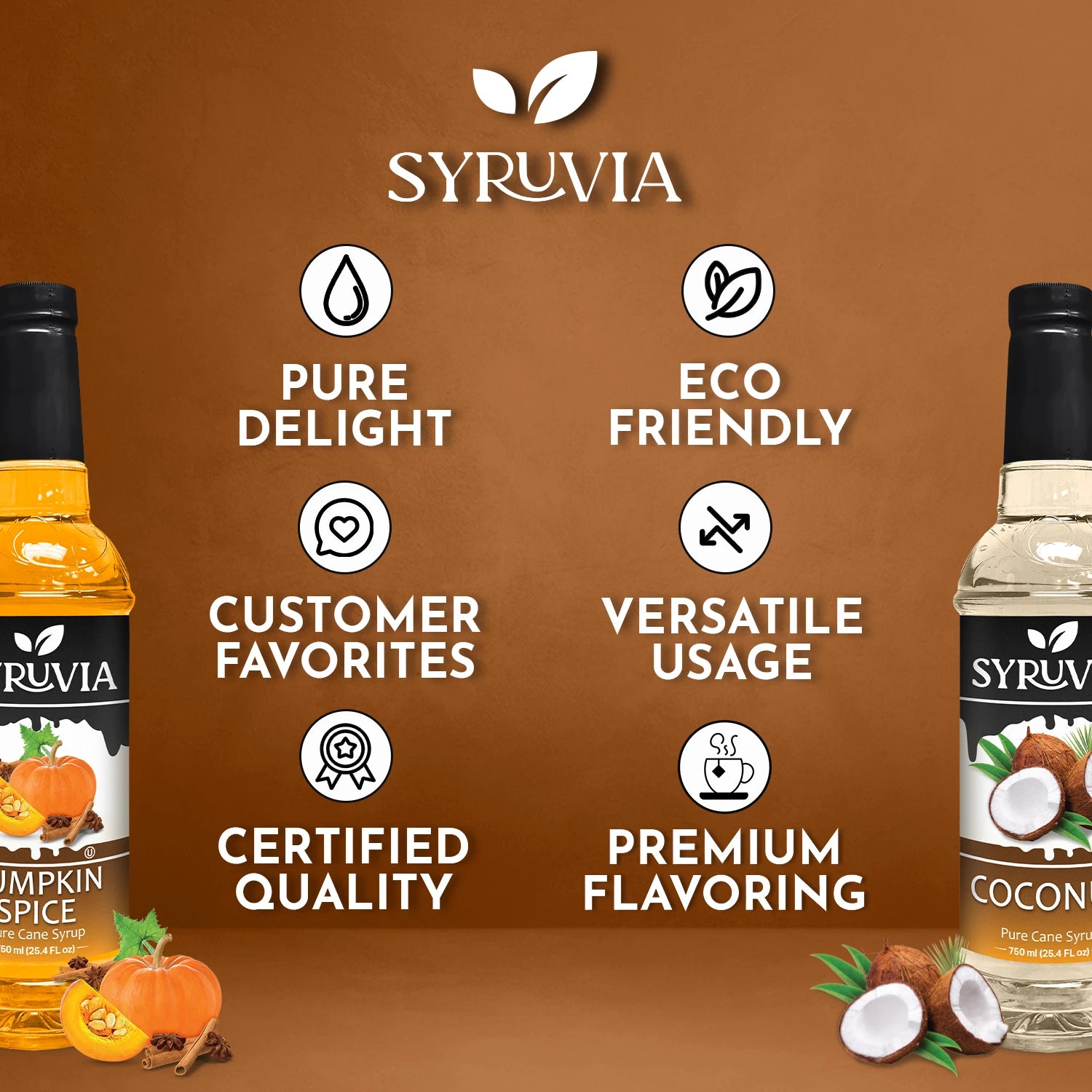 Pumpkin Spice Syrup Coconut Coffee Syrup