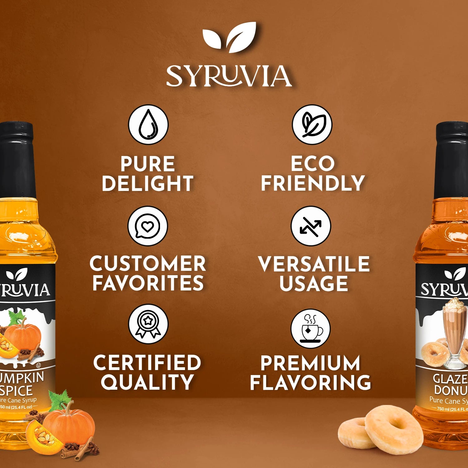 Pumpkin Spice Syrup Glazed Donut Coffee Syrup