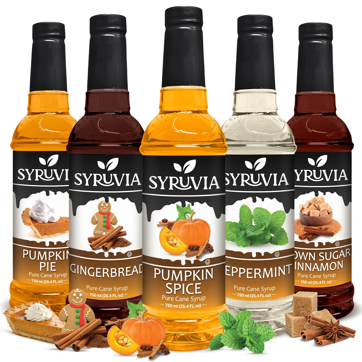 Pumpkin Spice Syrup Pumpkin Pie Syrup Brown Sugar Cinnamon Syrup Gingerbread Syrup Peppermint Syrup