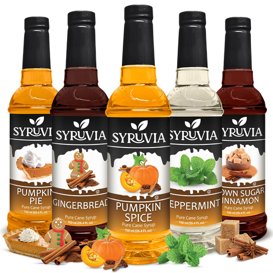 Pumpkin Spice Syrup Pumpkin Pie Syrup Brown Sugar Cinnamon Syrup Gingerbread Syrup Peppermint Syrup