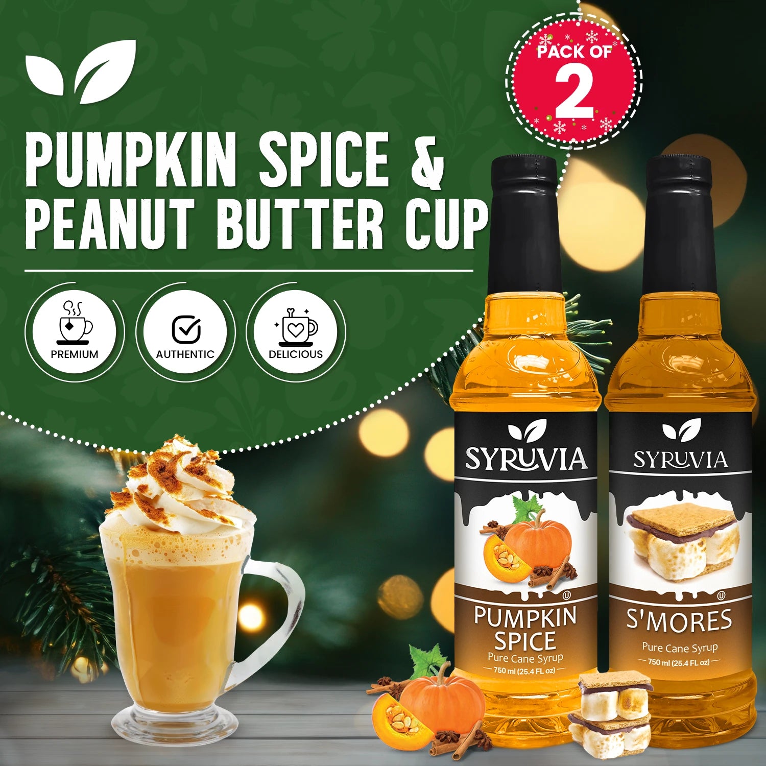 Pumpkin Spice Syrup S'mores Syrup for Coffee