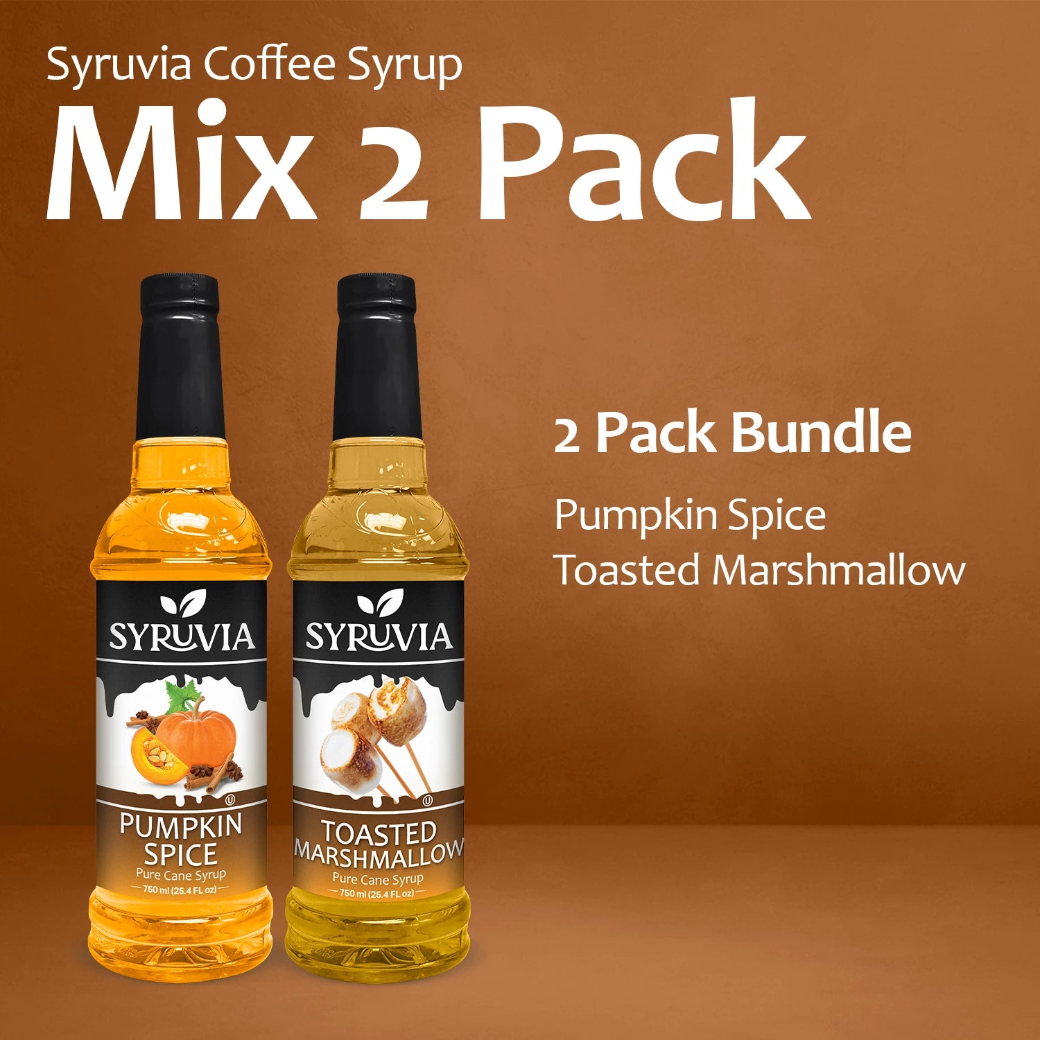 Pumpkin Spice Syrup Toasted Marshmallow Syrup for Drinks
