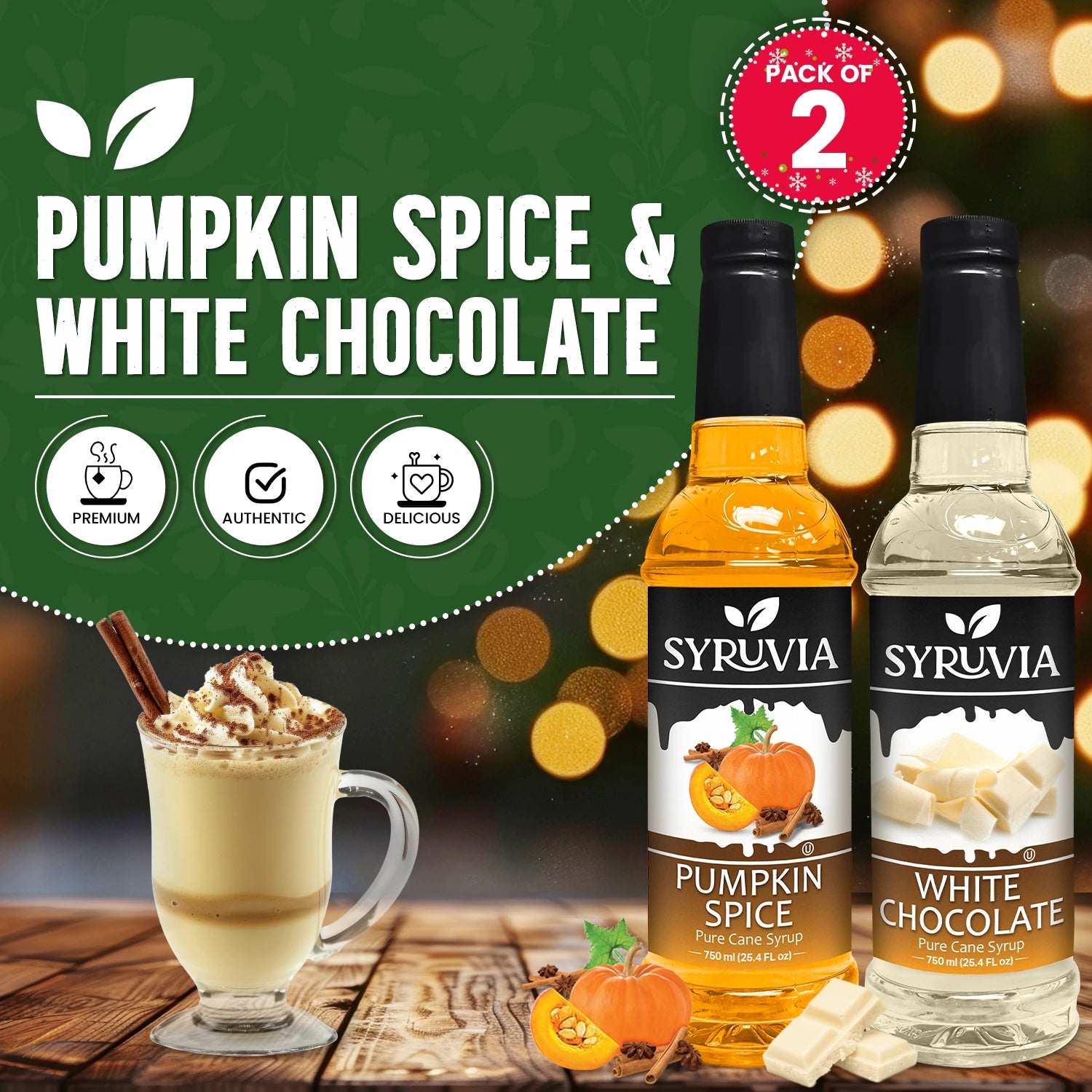 Pumpkin Spice Syrup White Chocolate Syrup for Coffee