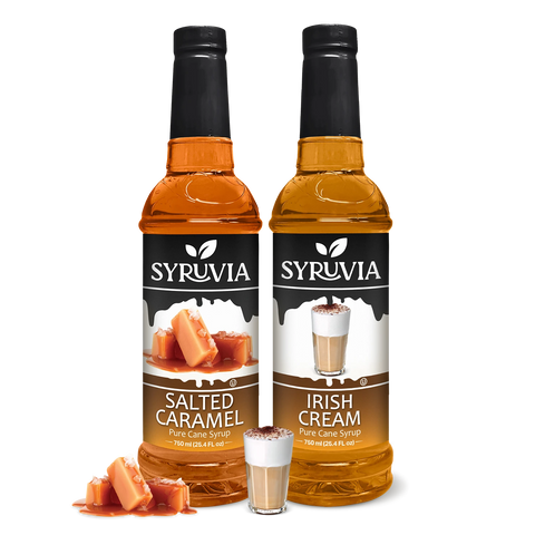 Variety Pack, Salted Caramel, and Irish Cream Syrup