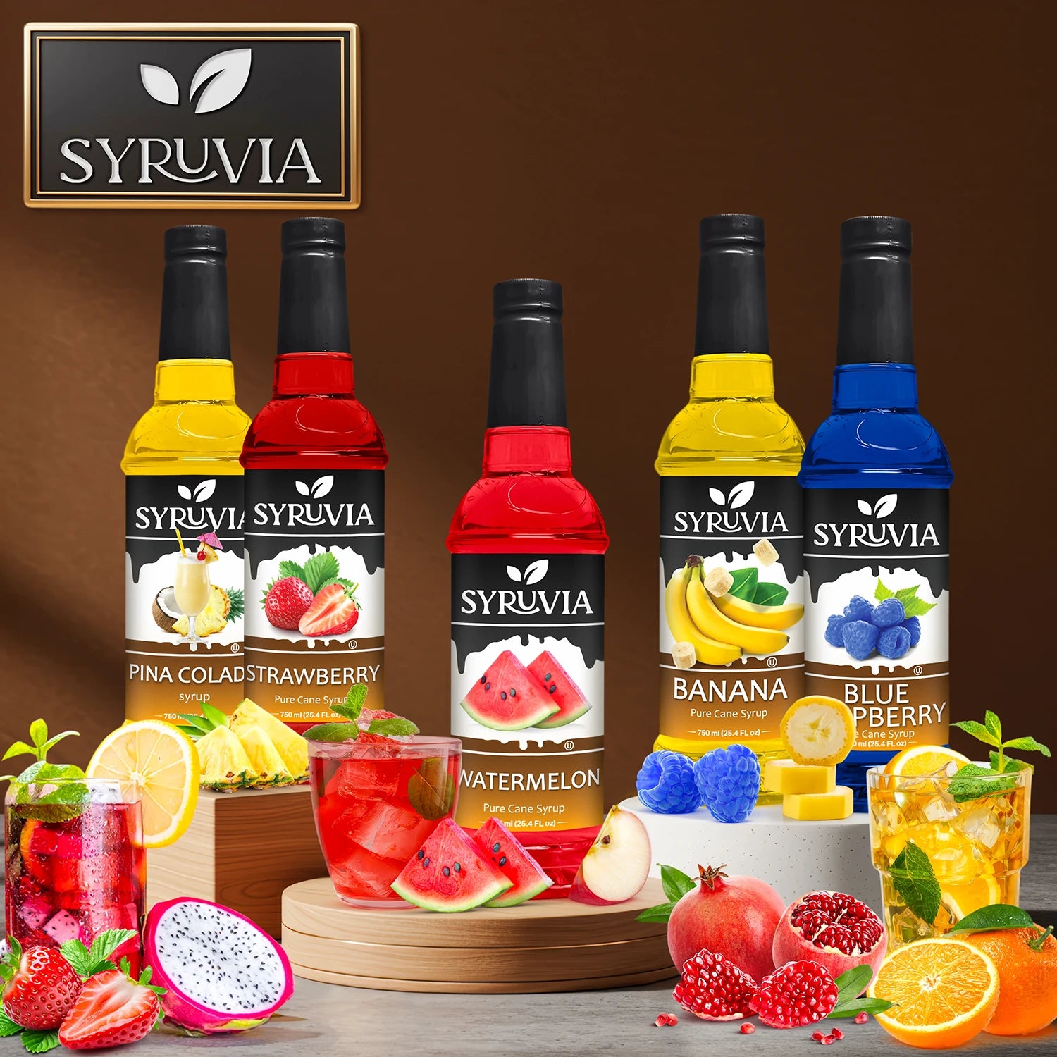 Strawberry Syrup Pineapple Syrup for Drinks