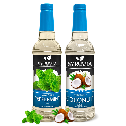 Variety Pack, Sugar-Free Peppermint, and Coconut Syrup