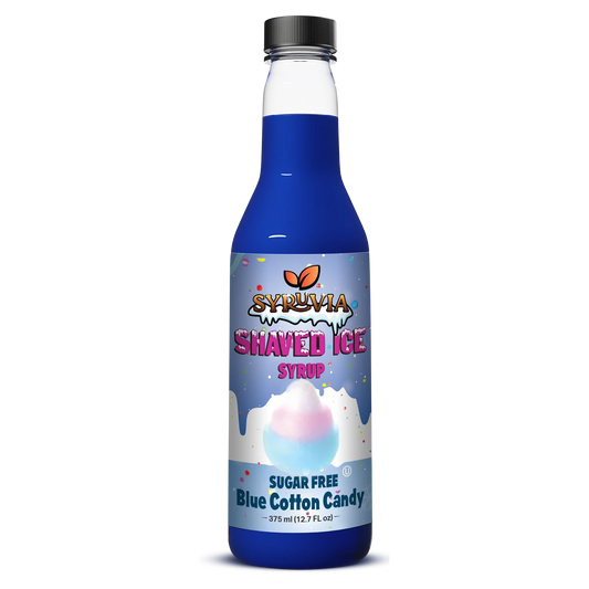 Sugar Free Shaved Ice Blue Cotton Candy Syrup