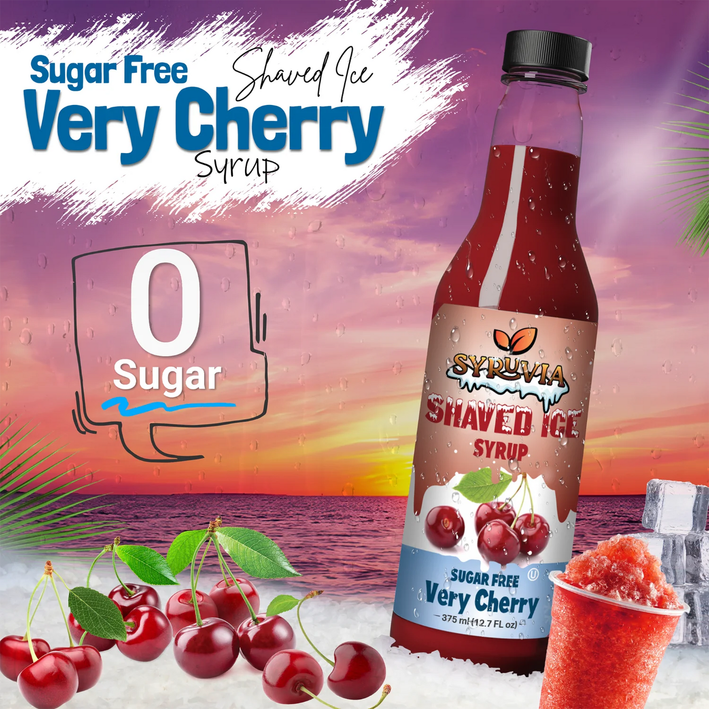 Sugar free Very Cherry italian soda syrup