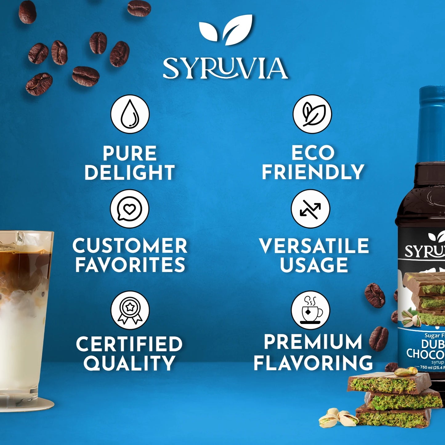 Sugar-Free Dubai Chocolate Syrup