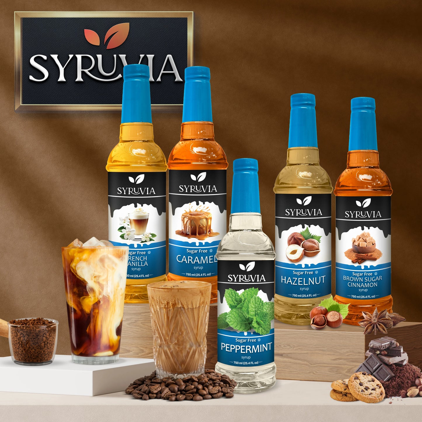 Syruvia Brand Sugar Free Collection