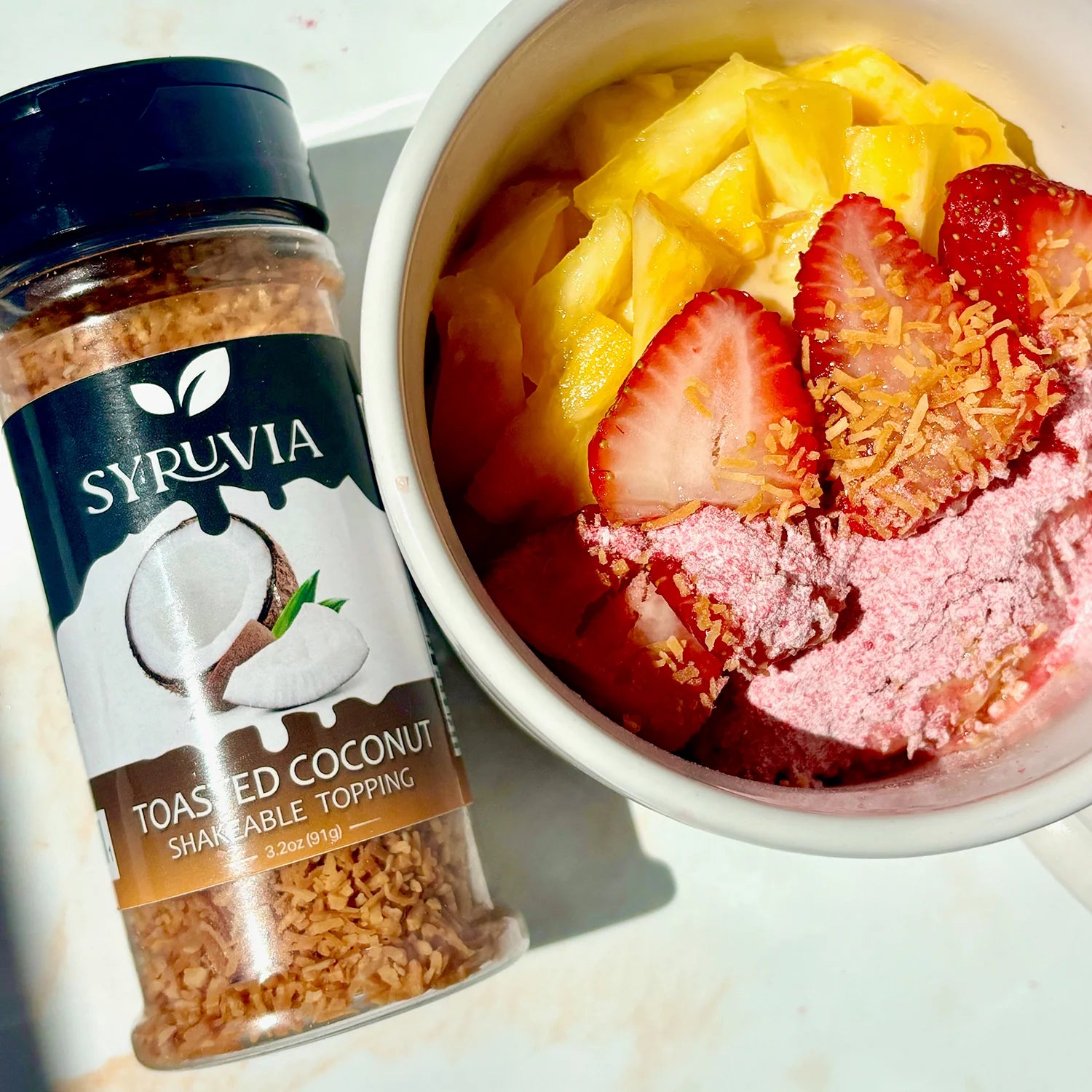 Toasted Coconut Latte Topping