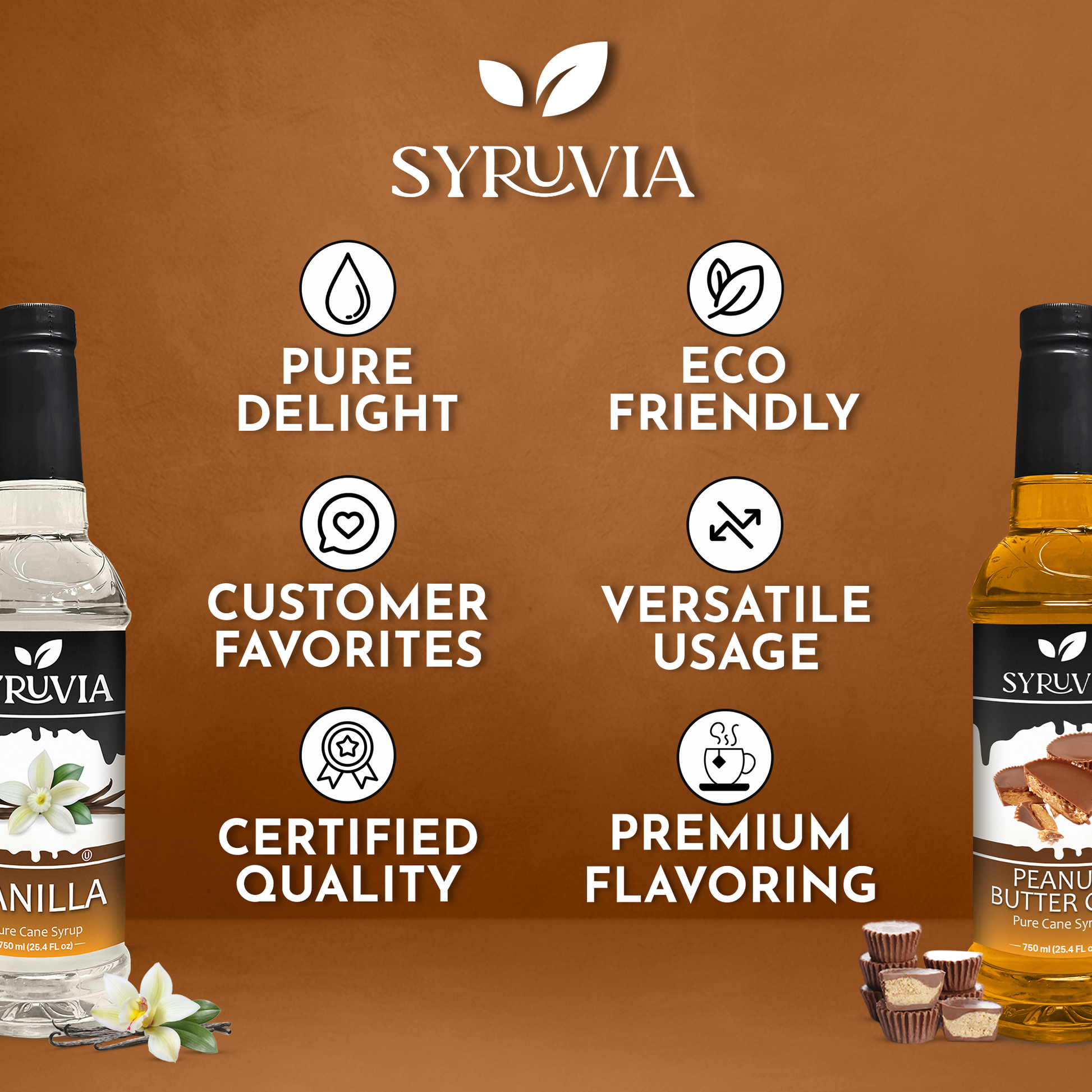 Vanilla Coffee Syrup Peanut Butter Cup Coffee Syrup