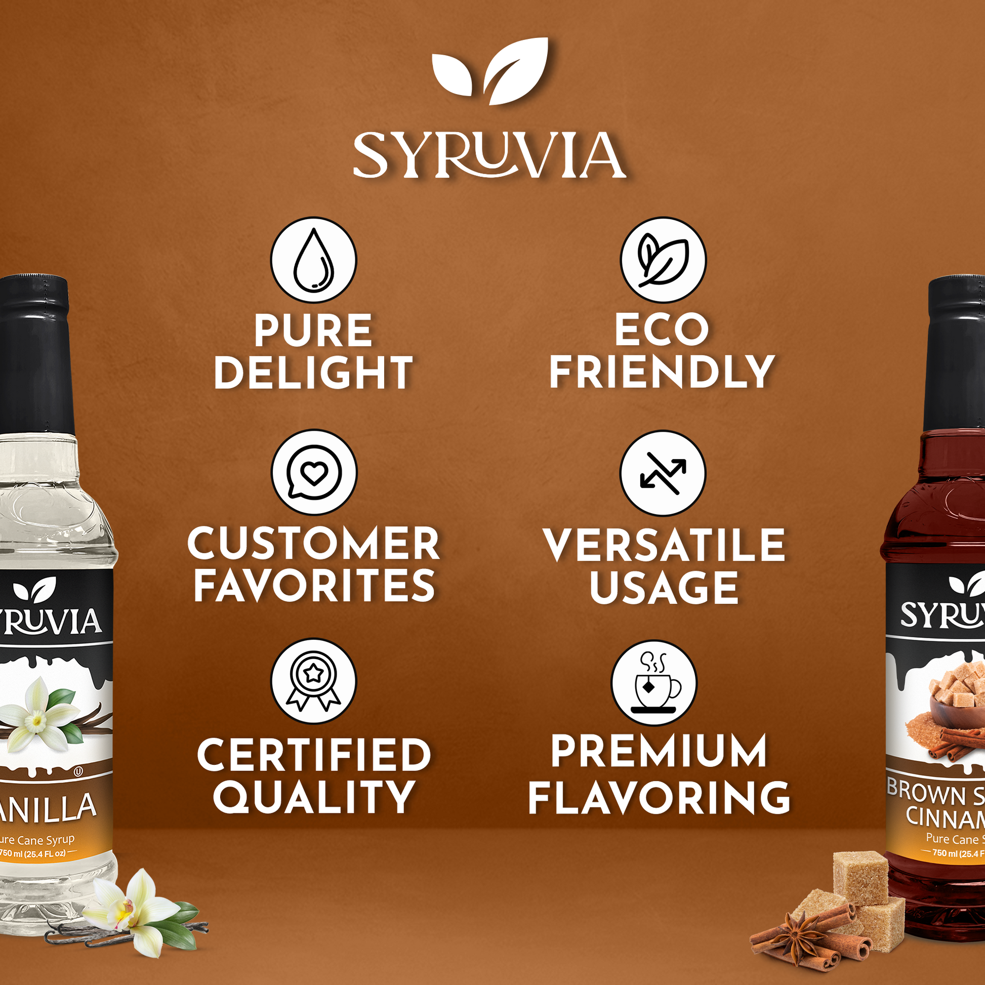 Vanilla Syrup Brown Sugar Cinnamon Coffee Syrup