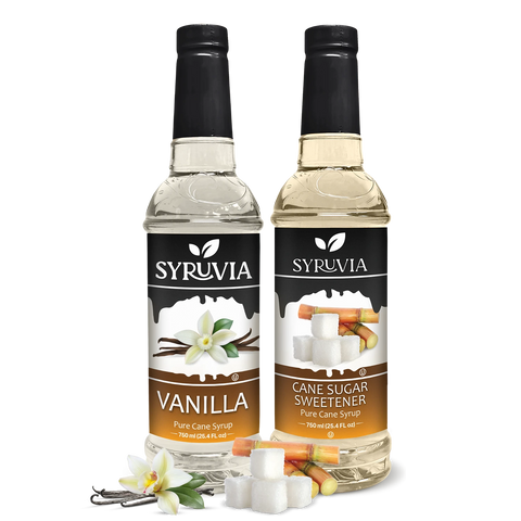 Variety Pack, Vanilla, and Cane Sugar Sweetener Syrup