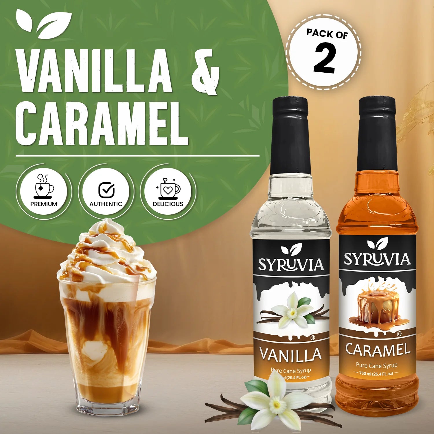 Vanilla Syrup Caramel Syrup for Coffee