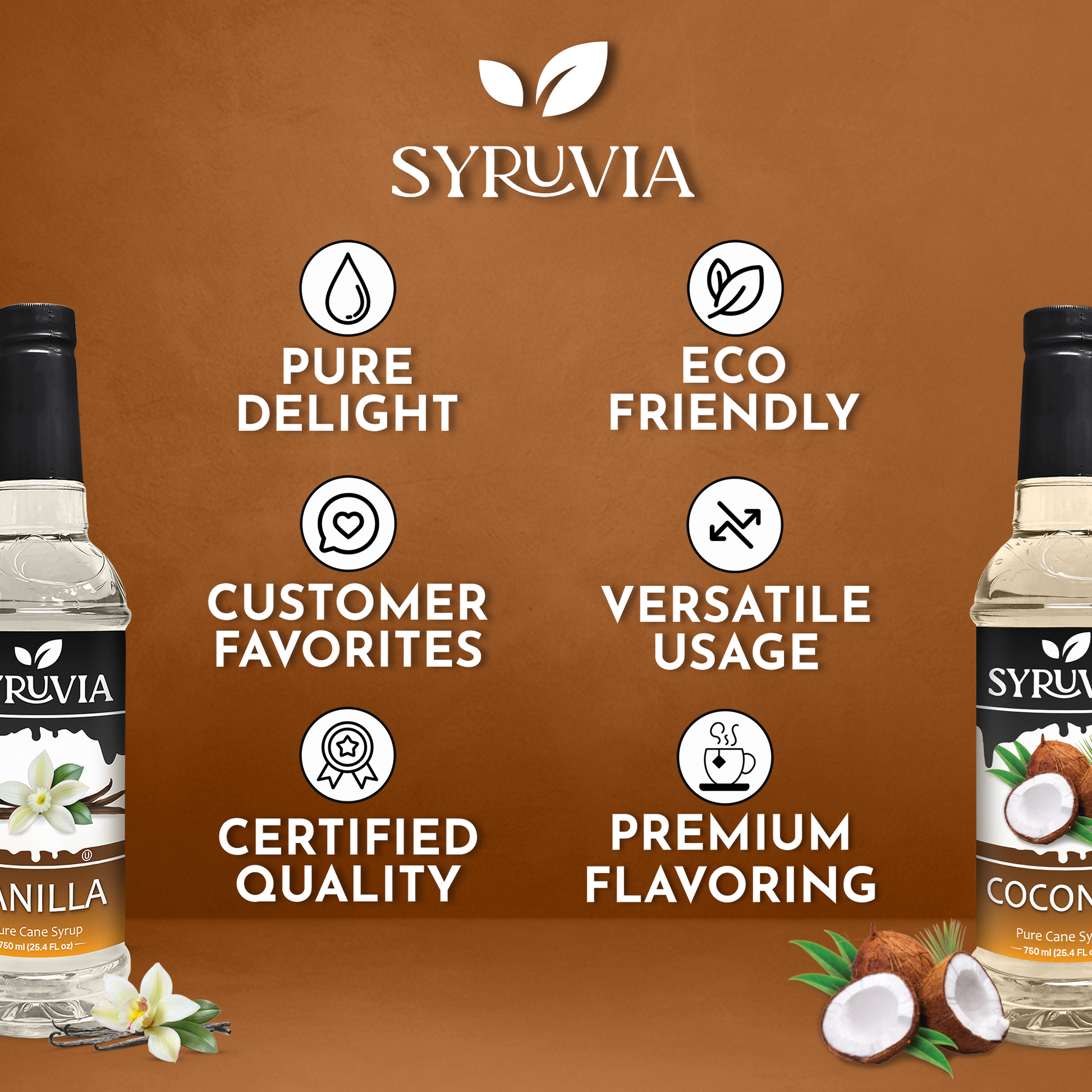 Vanilla Syrup Coconut Coffee Syrup