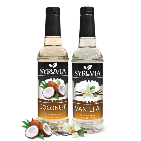 Variety Pack, Vanilla, and Coconut Syrup