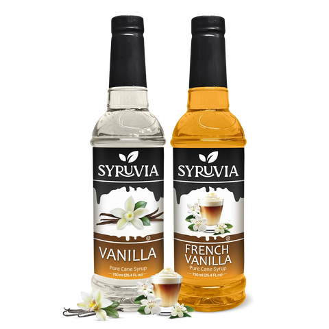 Variety Pack, Vanilla, and French Vanilla Syrup