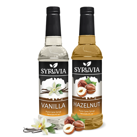 Variety Pack, Vanilla, and Hazelnut Syrup