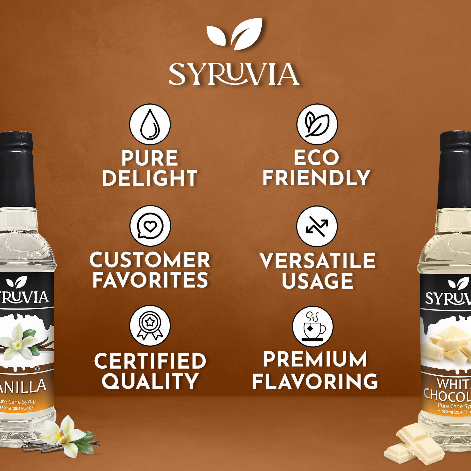 Vanilla Syrup White Chocolate Coffee Syrup