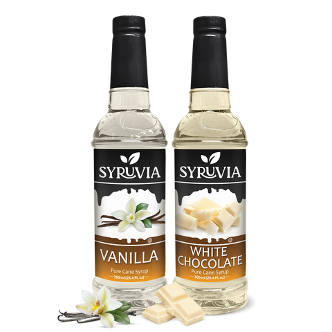 Variety Pack, Vanilla, and White Chocolate Syrup