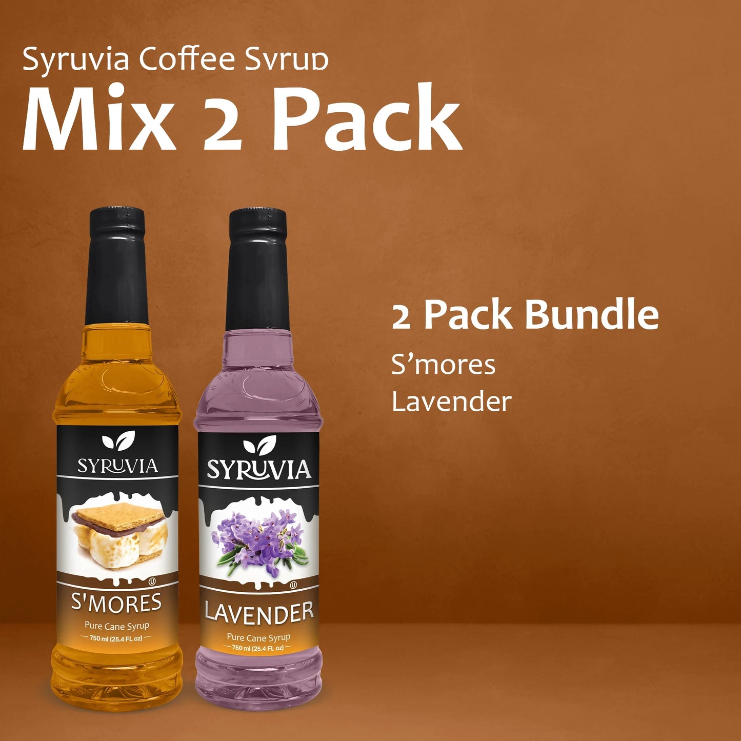 Variety Pack, Smores, and Lavender Syrup