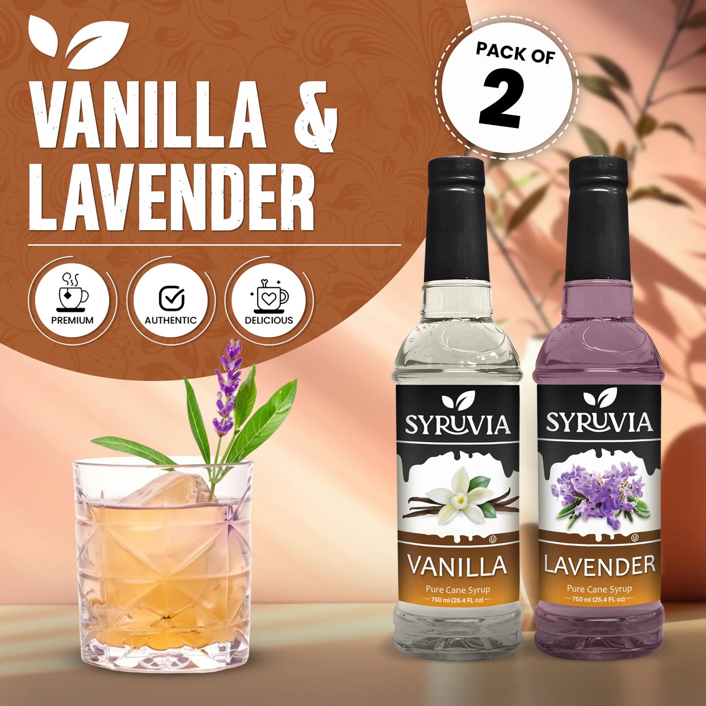 Variety Pack, Vanilla, and Lavender Syrup