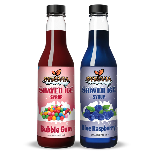 Variety Pack Blue Raspberry Bubble Gum Shaved Ice Syrup