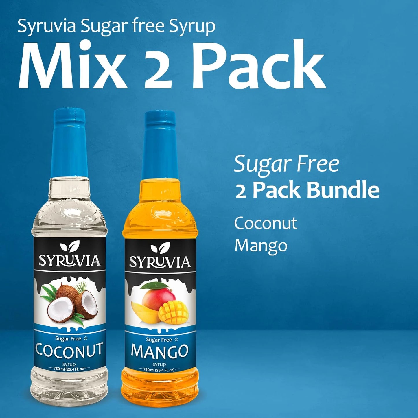 Variety pack sugar free mango syrup