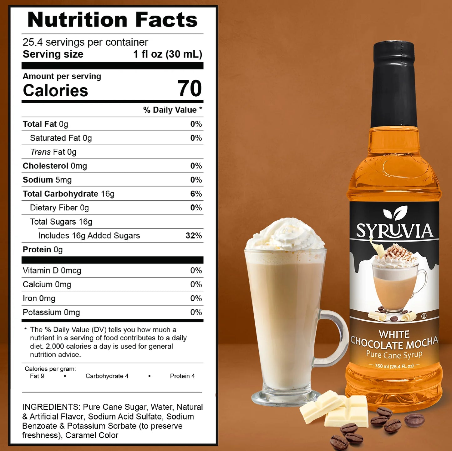 White Chocolate Mocha Syrup