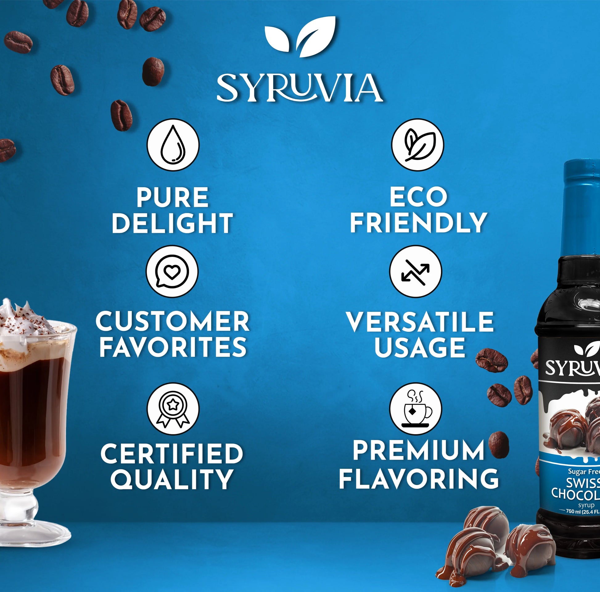 Zero Cal swiss chocolate drink syrup