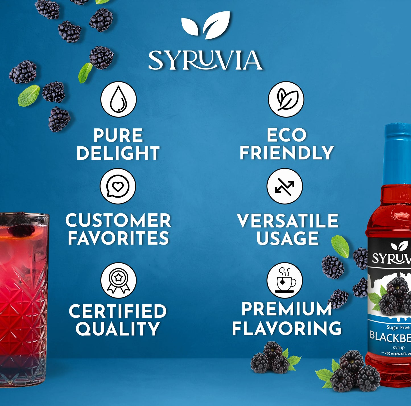 blackberry sugar free syrup flavoring