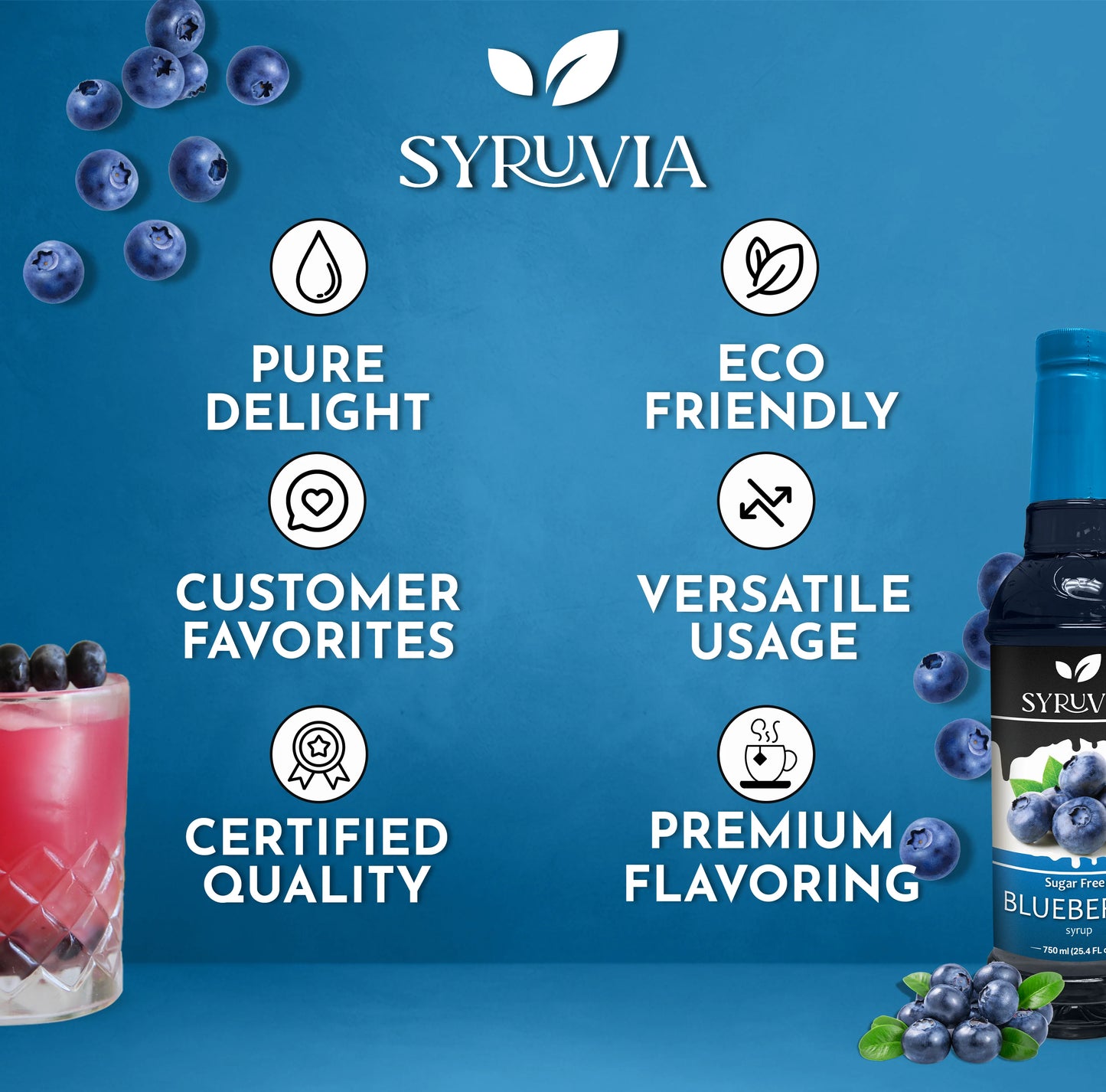 blueberry sugar free syrup