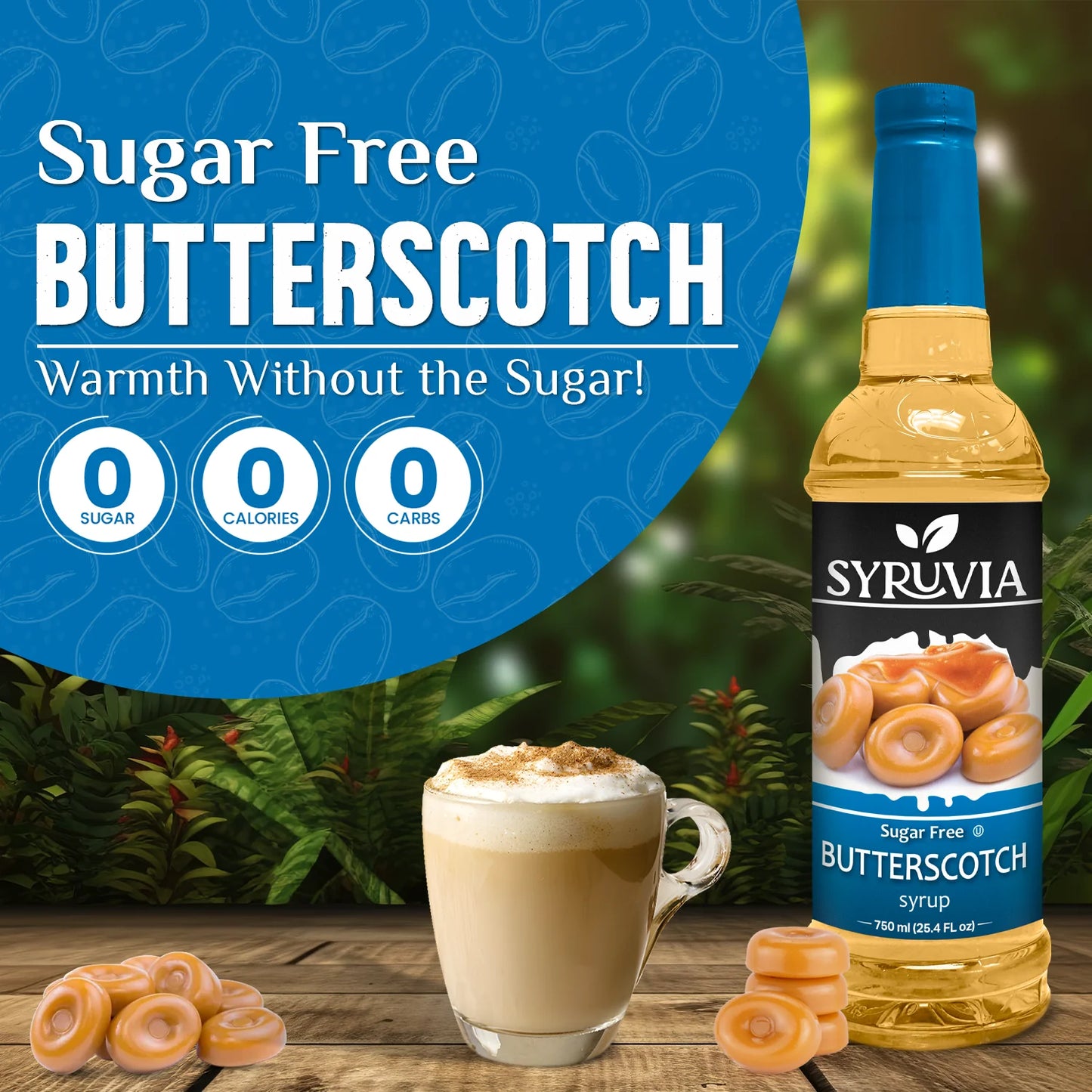 butterscotch sugar free coffee syrup
