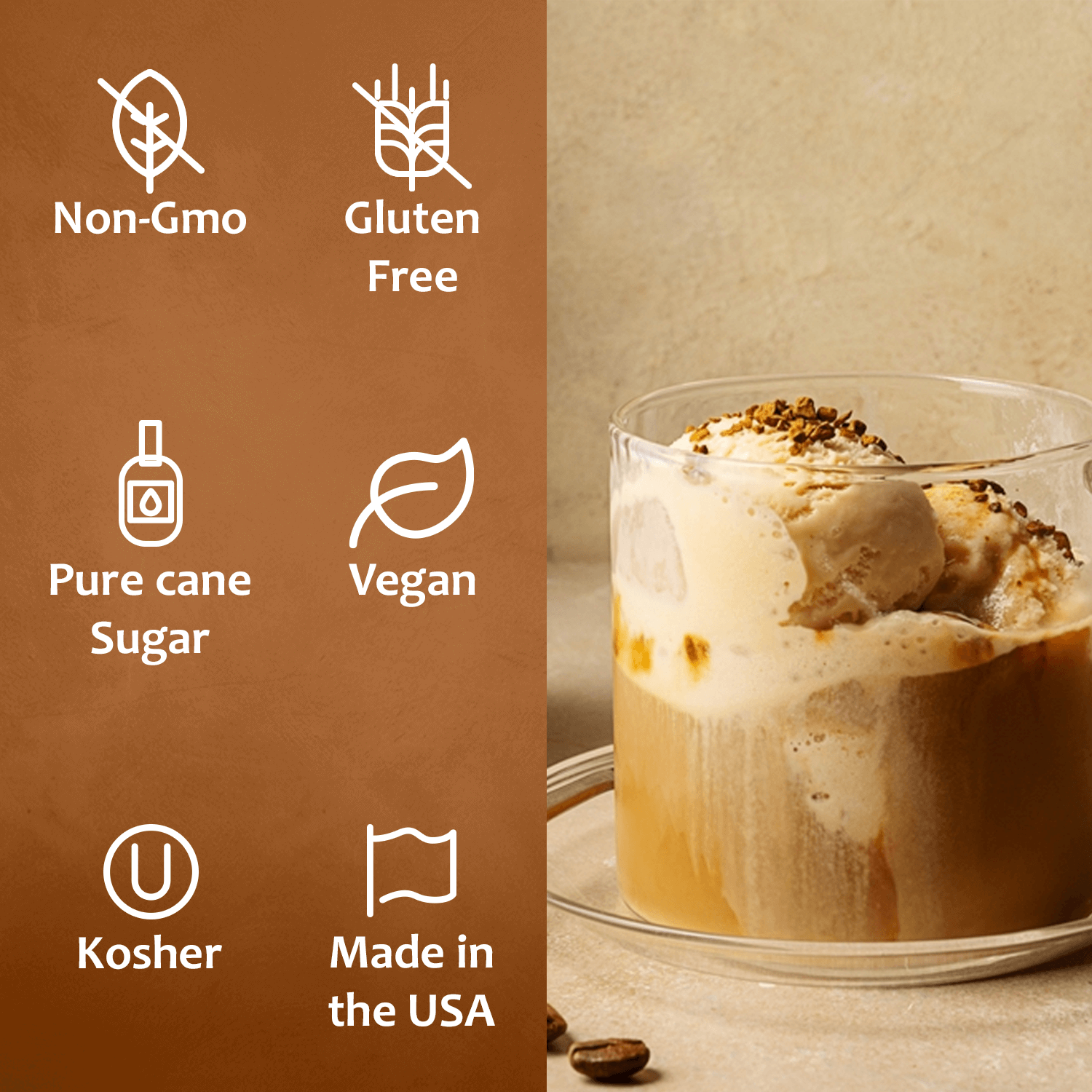 caramel Irish cream coffee syrup