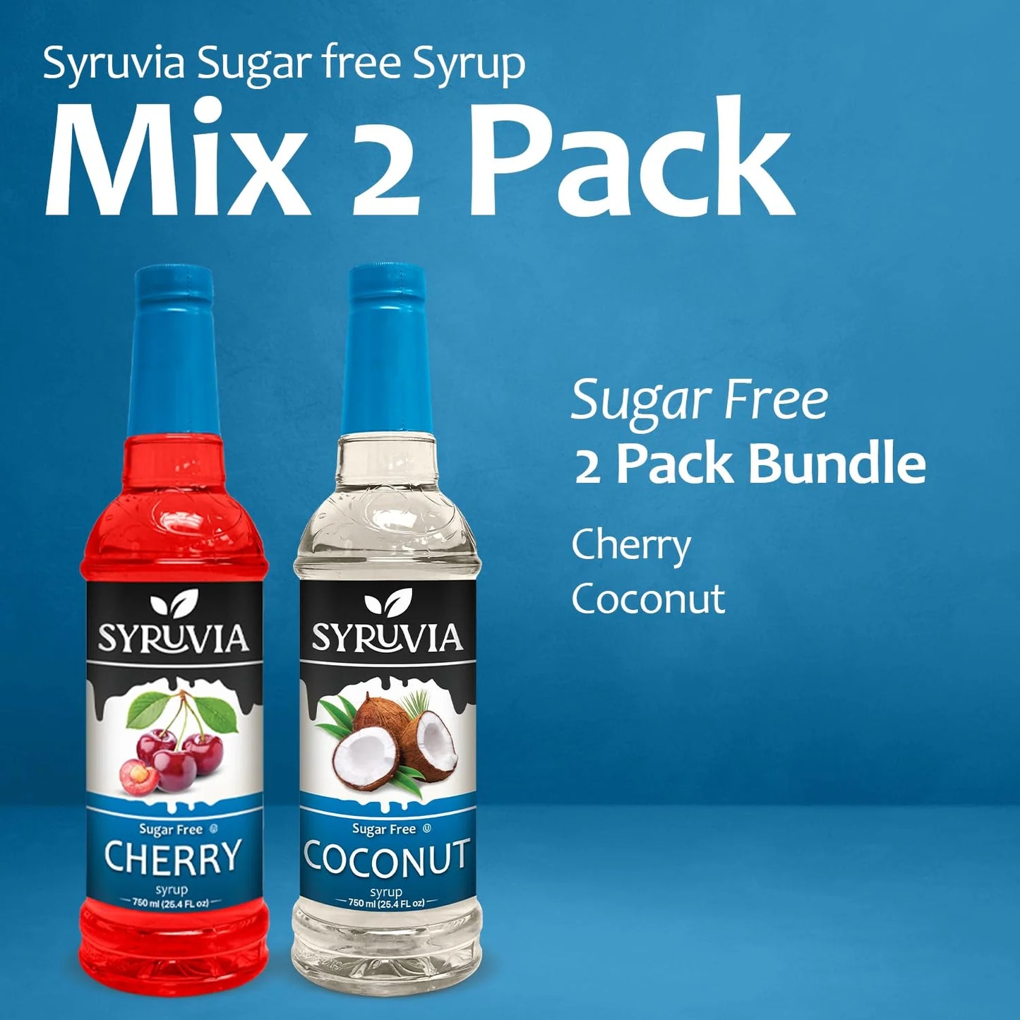 coconut cherry sugar free variety pack syrup
