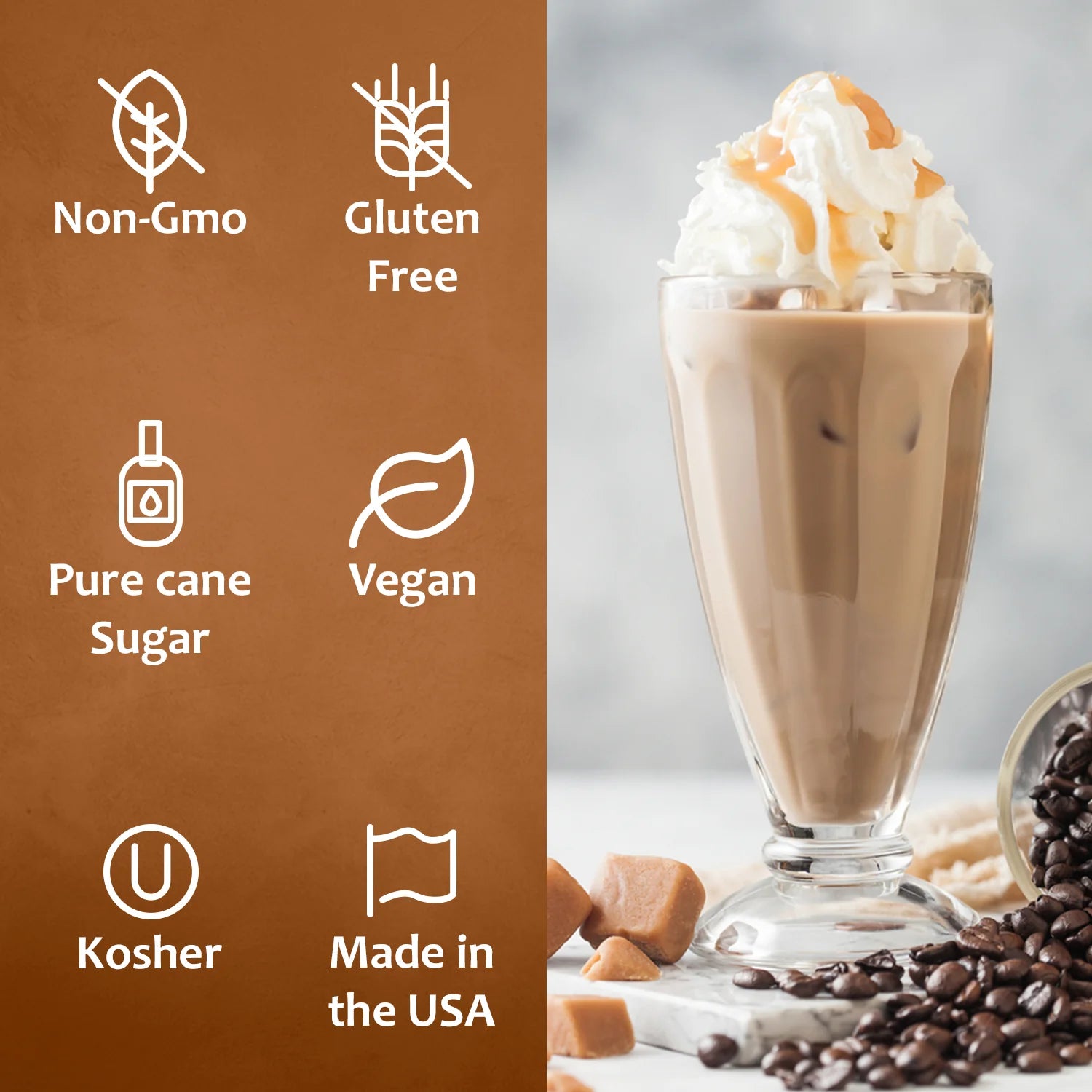 coffee syrup caramel vanilla