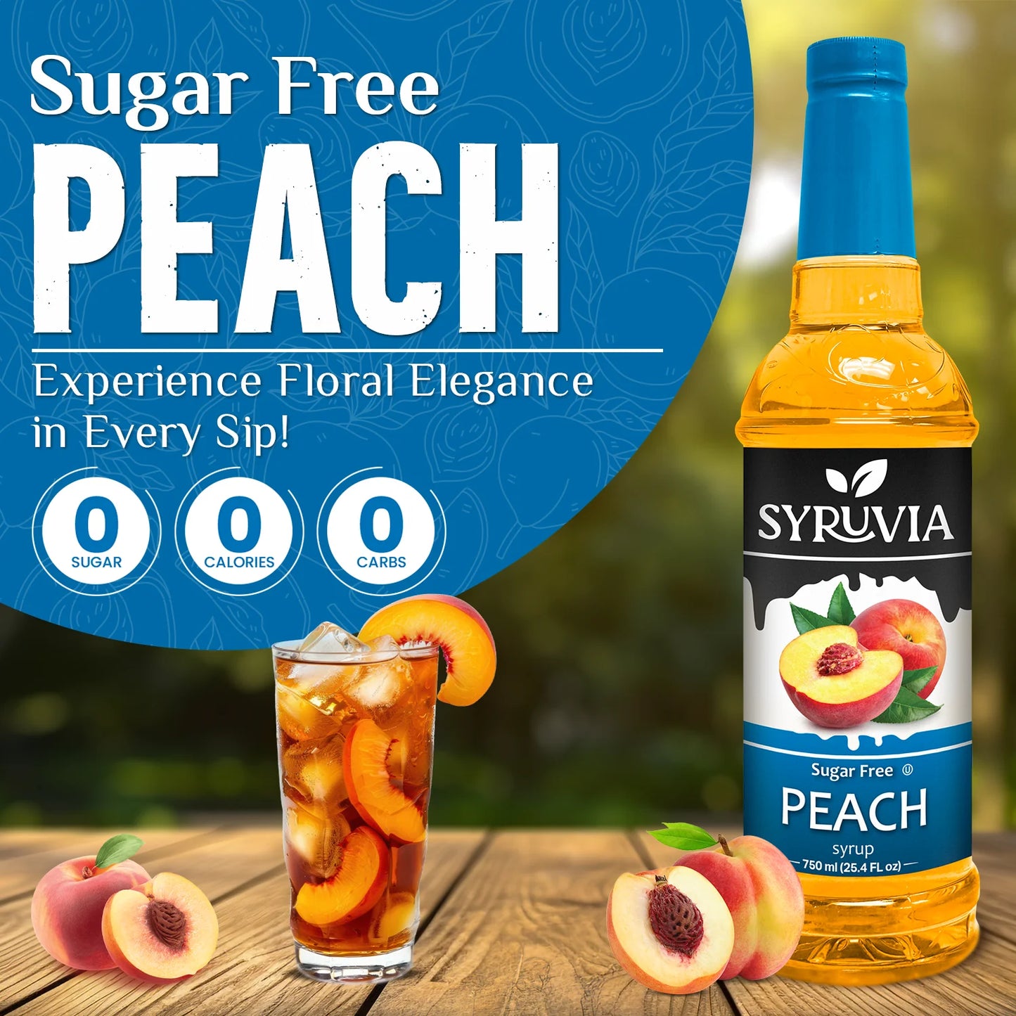 peach sugar free syrup