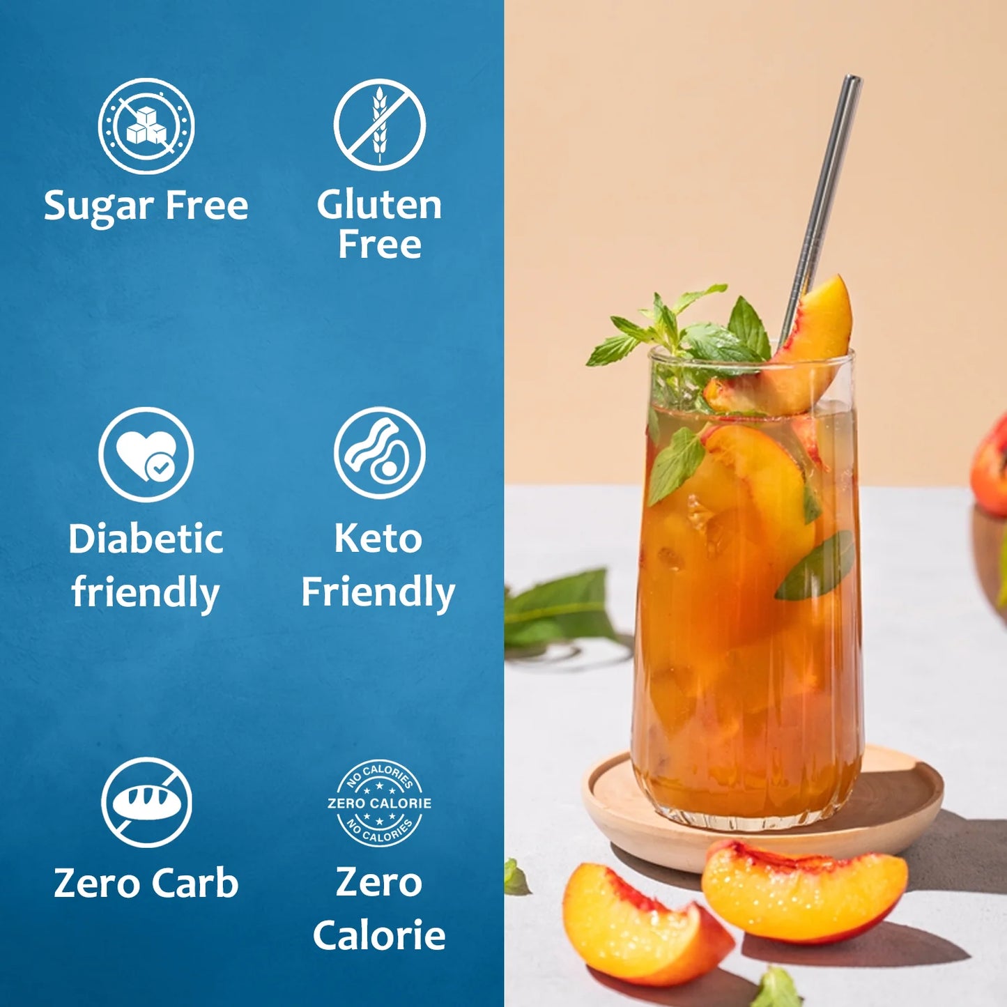 peach syrup sugar free Recipes