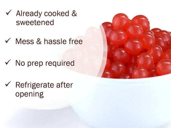 7 LB Pomegranate Flavored Popping Boba