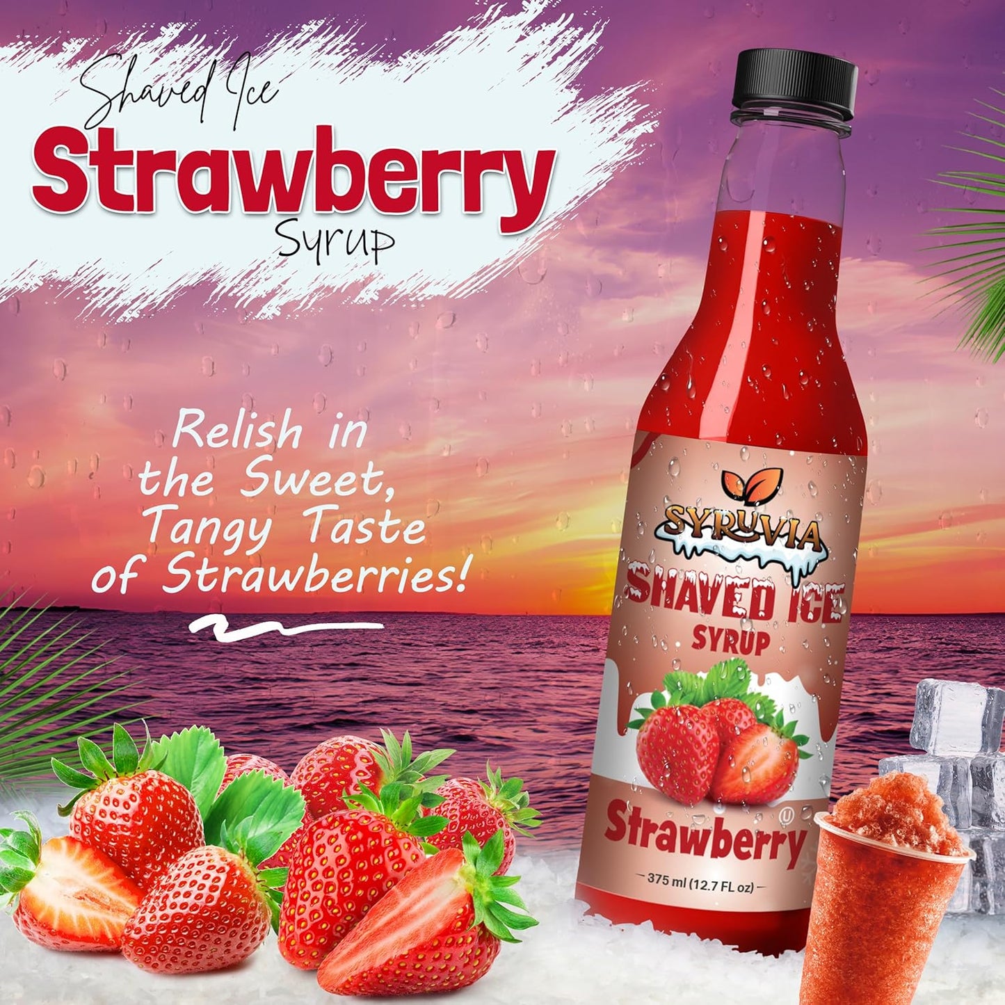 snow cone syrup strawberry