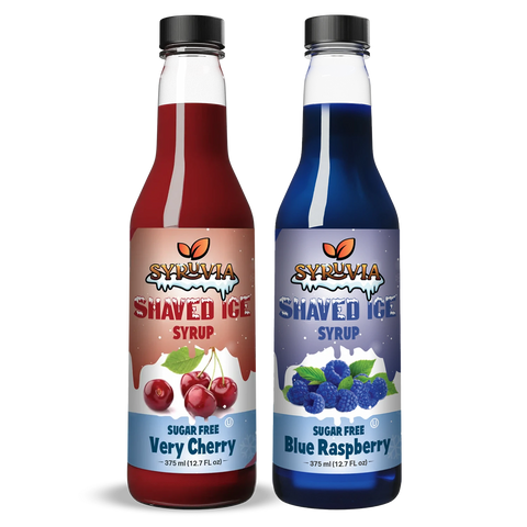 Variety Pack, Sugar-Free Very Cherry, Blue Raspberry Shaved Ice Syrup