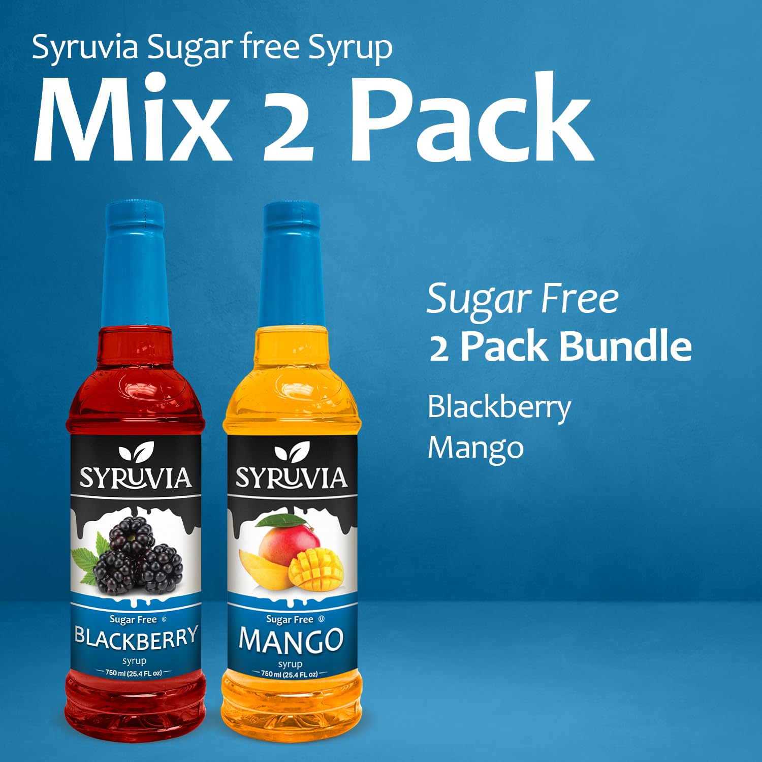 sugar free blackberry mango  syrup for drinks