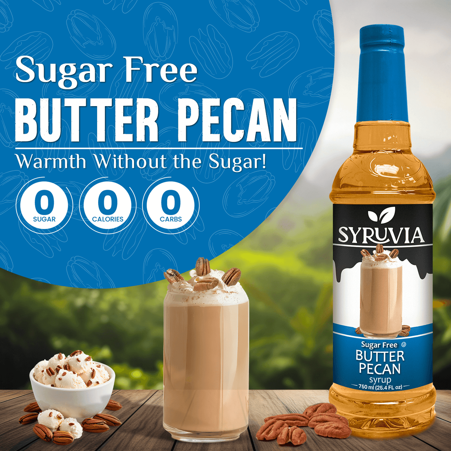 sugar free butter pecan syrup for drinks