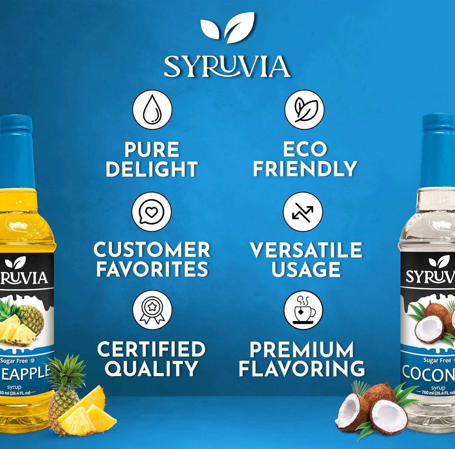 sugar free pineapple coconut syrup for coffee