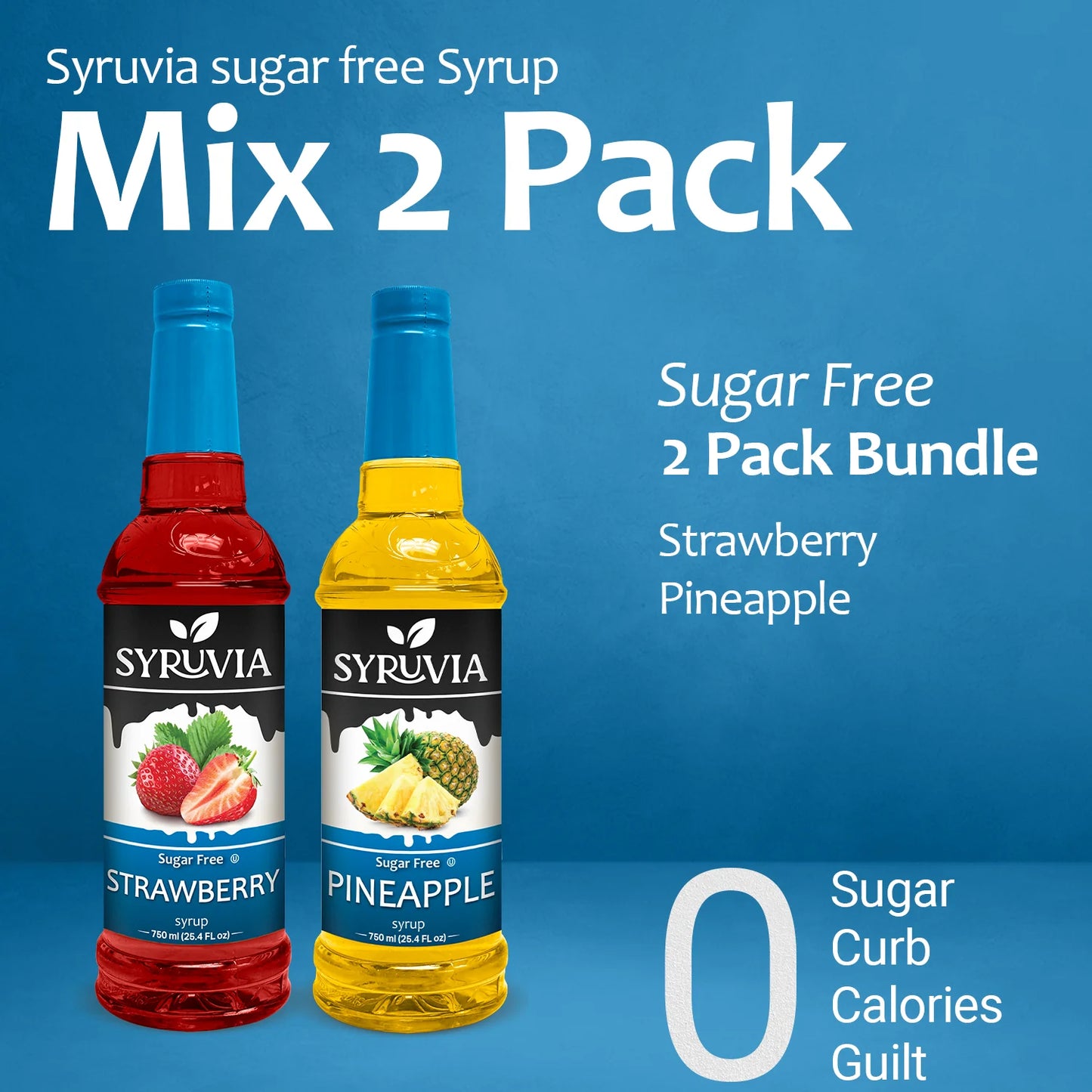 variety pack syrup sugar free syrup strawberry Pineapple