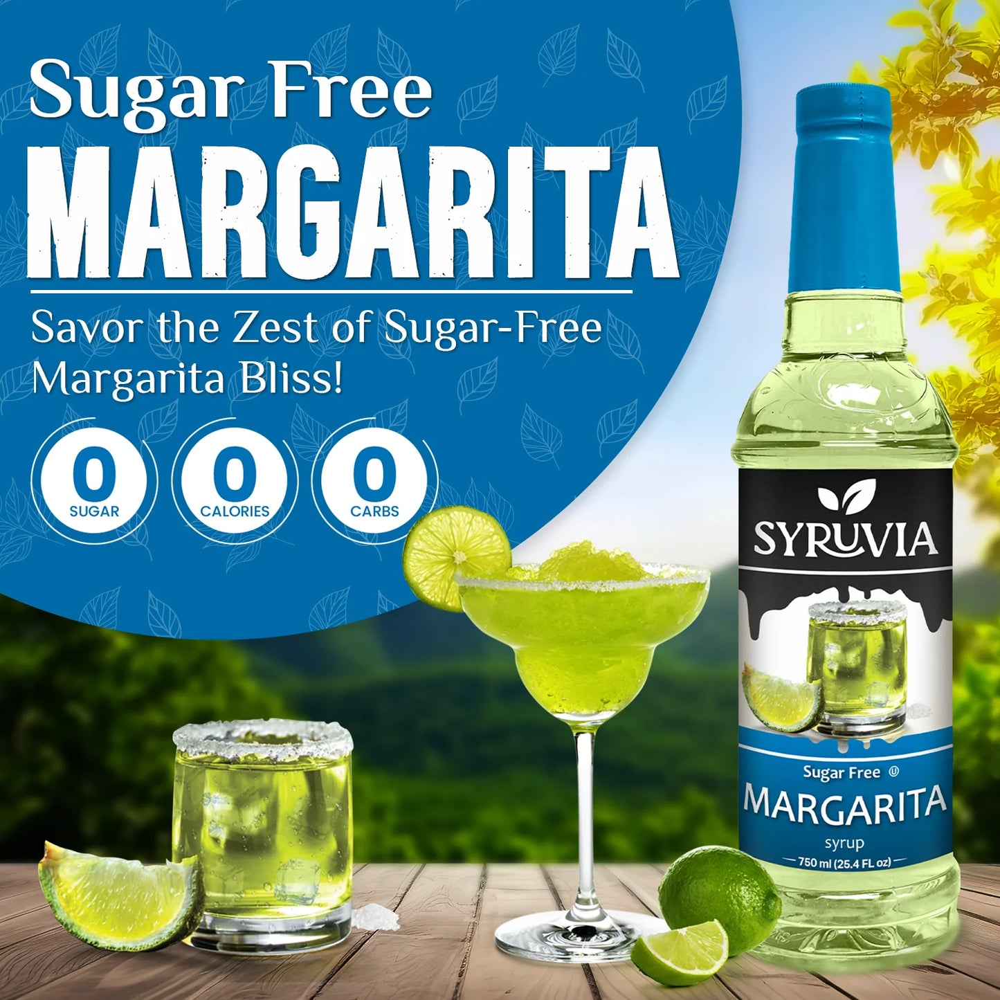 zero sugar margarita mix Syrup