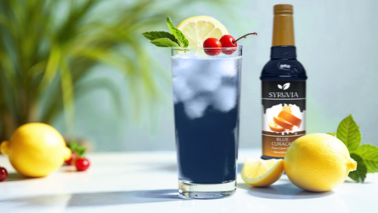 Blue Waves and Fruity Vibes: Refreshing Blue Curacao Creations with Syruvia Syrups