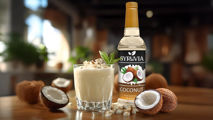 Refreshing Coconut Syrup Drink Creations